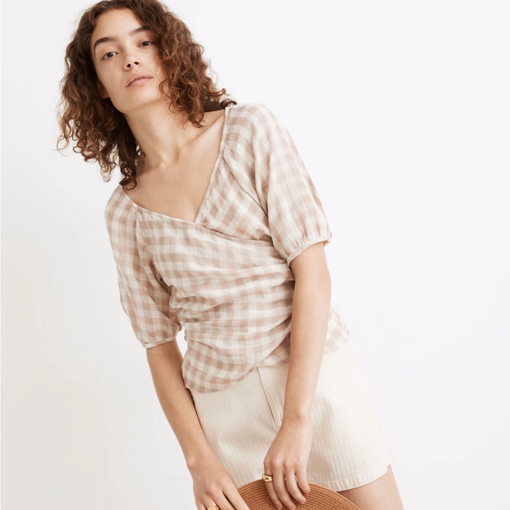 ✨NWT✨Madewell Sweetheart Wrap Top